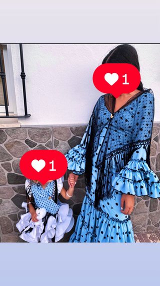 Conjunto Flamenca Madre e Hija