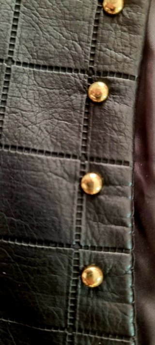 Vestido corto Zara negro tachuelas