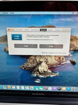 MacBook Pro 13 2012 Argento