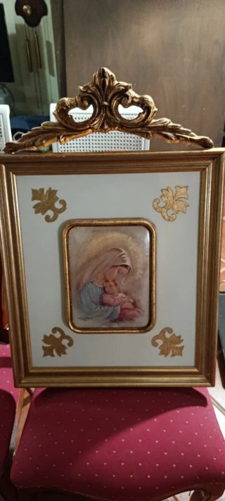 Cuadro Virgen María y Niño Jesús
