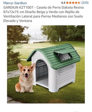 Caseta Perro pequeño o mediano, poco uso
