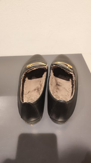 Zapatos planos invierno borrego talla 41