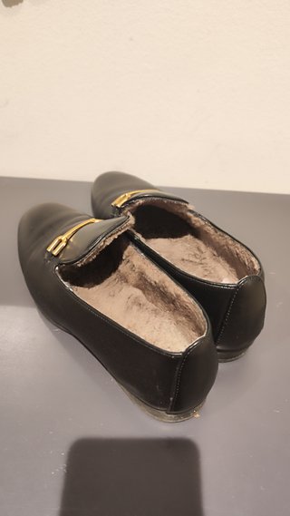 Zapatos planos invierno borrego talla 41