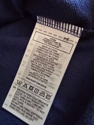 Camiseta Adidas Real Madrid Talla M Azul Marino
