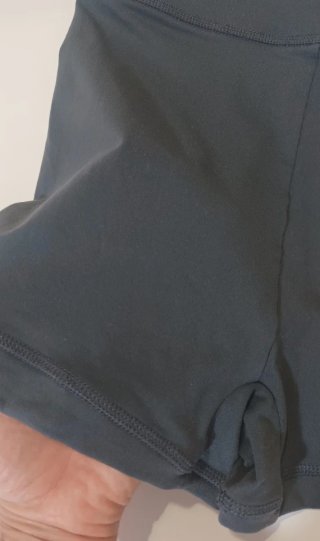 Shorts elastico Gris Adidas Talla 38 Poco Uso