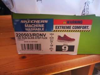 Zapatillas Skechers Go Run Glide Rojas