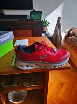 Zapatillas Skechers Go Run Glide Rojas