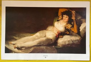 Lámina La Maja Vestida de Goya