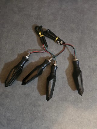 4 Luces LED Moto Intermitentes Flecha