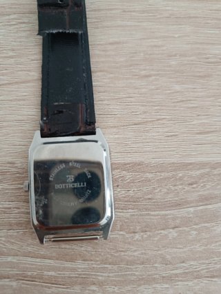Reloj Botticelli Cuarzo Plata y Negro