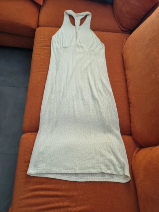 Vestido Massimo Dutti Crema Talla M