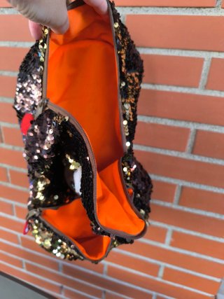 Mochila infantil perrito lentejuelas