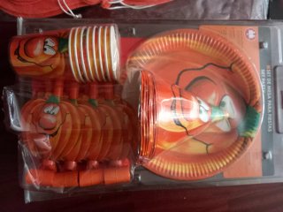 Set Decoración Halloween Calabaza