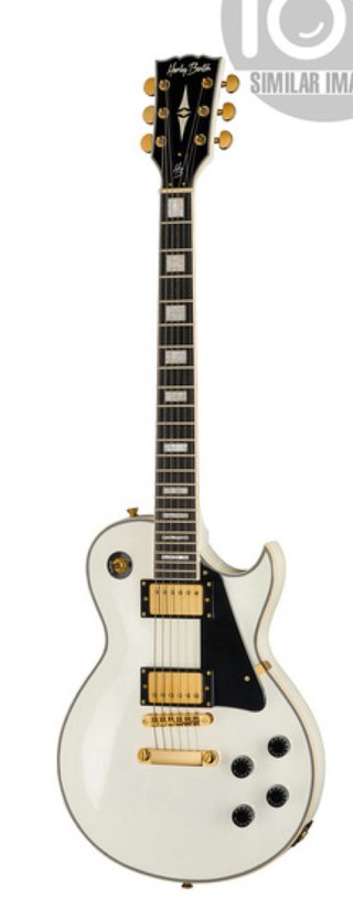 Guitarra Eléctrica Tipo Les Paul Blanca