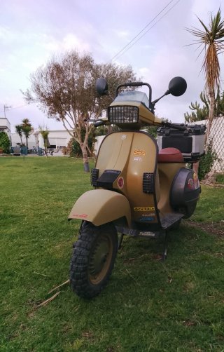 Vespa TX 200 Beige/Marrón