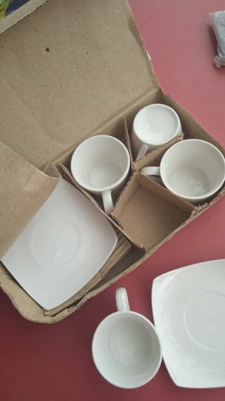 Juego de tazas 2 pack de 4 tazas + 4 pla