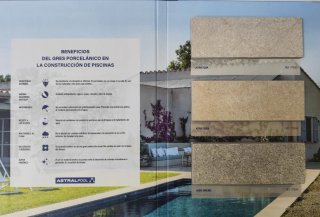Gres porcelánico para piscinas