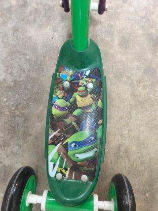 Patinete infantil 3 ruedas Tortugas Ninja!!!