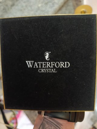 Candelabros Waterford Crystal Dorados