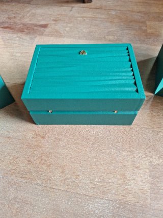Caja de reloj Rolex verde