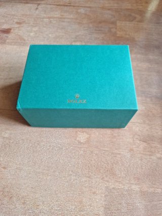 Caja de reloj Rolex verde