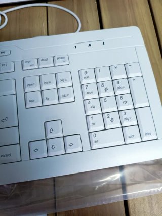 Teclado Cherry Stream 3.0 USB Blanco