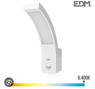 Aplique LED EDM Blanco con Sensor