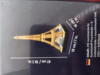 Puzzle 3D Ravensburger Torre Eiffel