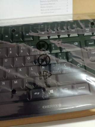 Cherry KW 2000 Teclado Inalámbrico Negro