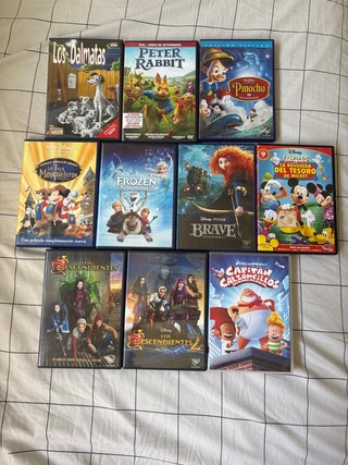Películas DVD Disney y Dreamworks