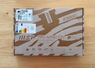 Monitor Portátil MSI PRO MP161 E2U