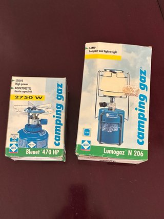 Campingaz Lumogaz N 206 e Bleuet 470 HP nuovi