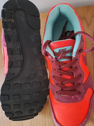 Zapatillas Nike Mujer Talla 38 Naranja/Rojo