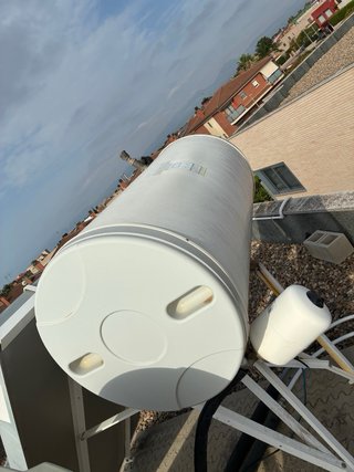 Placa solar H2O con depósito,vaso expansión nuevo