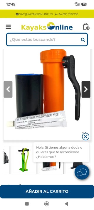 Kayak hinchable GLIDER 2