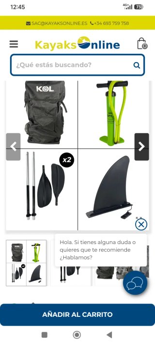 Kayak hinchable GLIDER 2