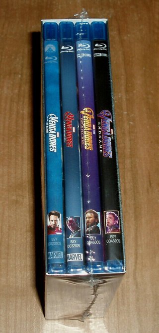 Los Vengadores Coleccion Completa 5 Blu-Ray Nuevo