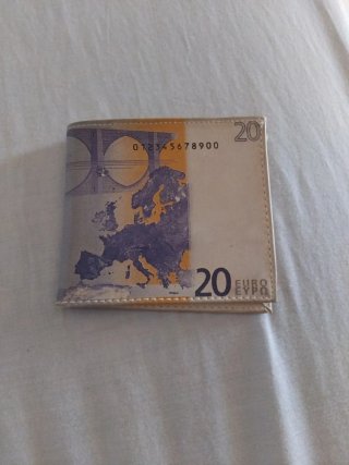 Cartera Billetera Hombre Billete 20 Euros