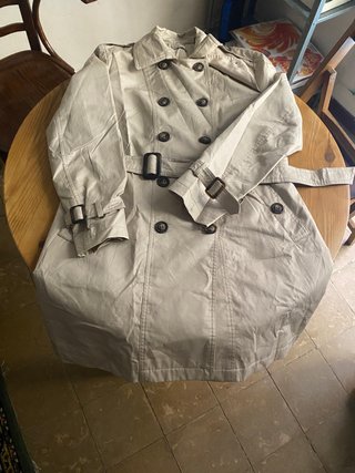 Gabardina vintage beige