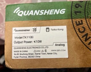 Emisora Quansheng TK11 Taiko Kong