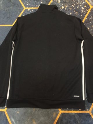Adidas Chaqueta Negra Track Top Streetwear Casual