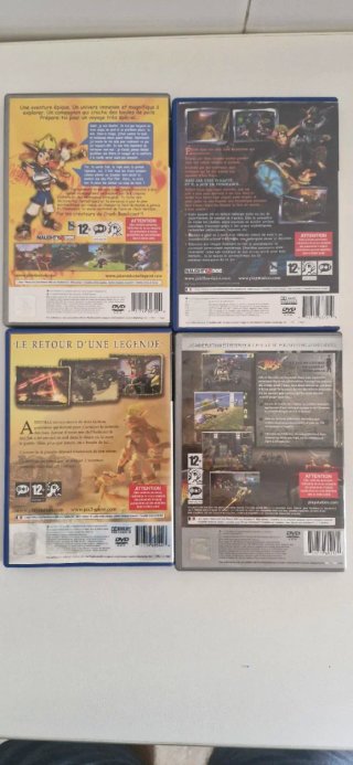 Pack 4 Juegos PlayStation 2 Saga Jack and Daxter
