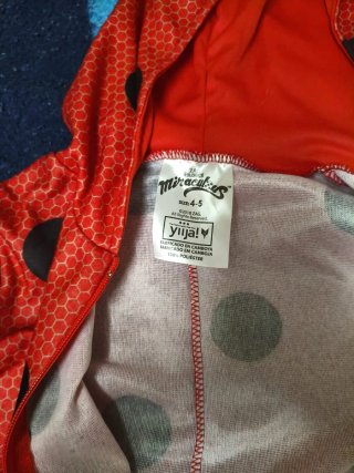 Disfraz Ladybug Talla Infantil 5-6