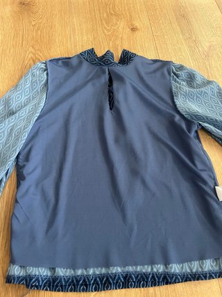 Camisa azul  manga larga mercadillo Majadahonda