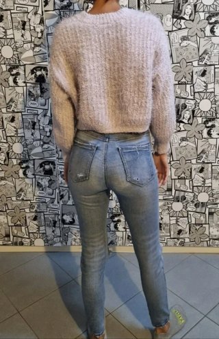 Cardigan Stradivarius Lilla Taglia XS