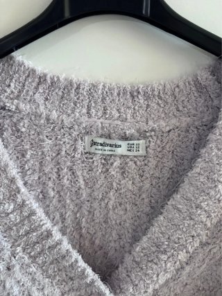 Cardigan Stradivarius Lilla Taglia XS