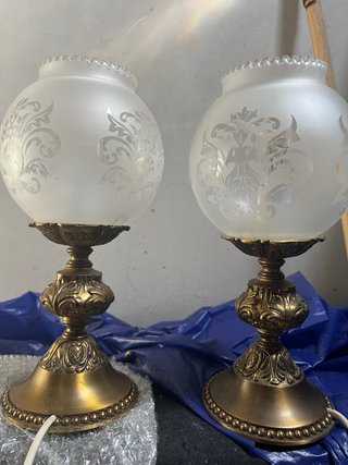 Lámparas Vintage Clásicas Doradas