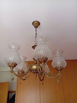 Lámparas Vintage Clásicas Doradas