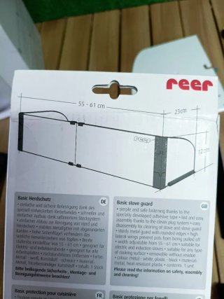 reer Protector de cocina básico extensible 55-61cm