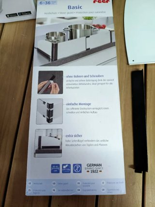 reer Protector de cocina básico extensible 55-61cm